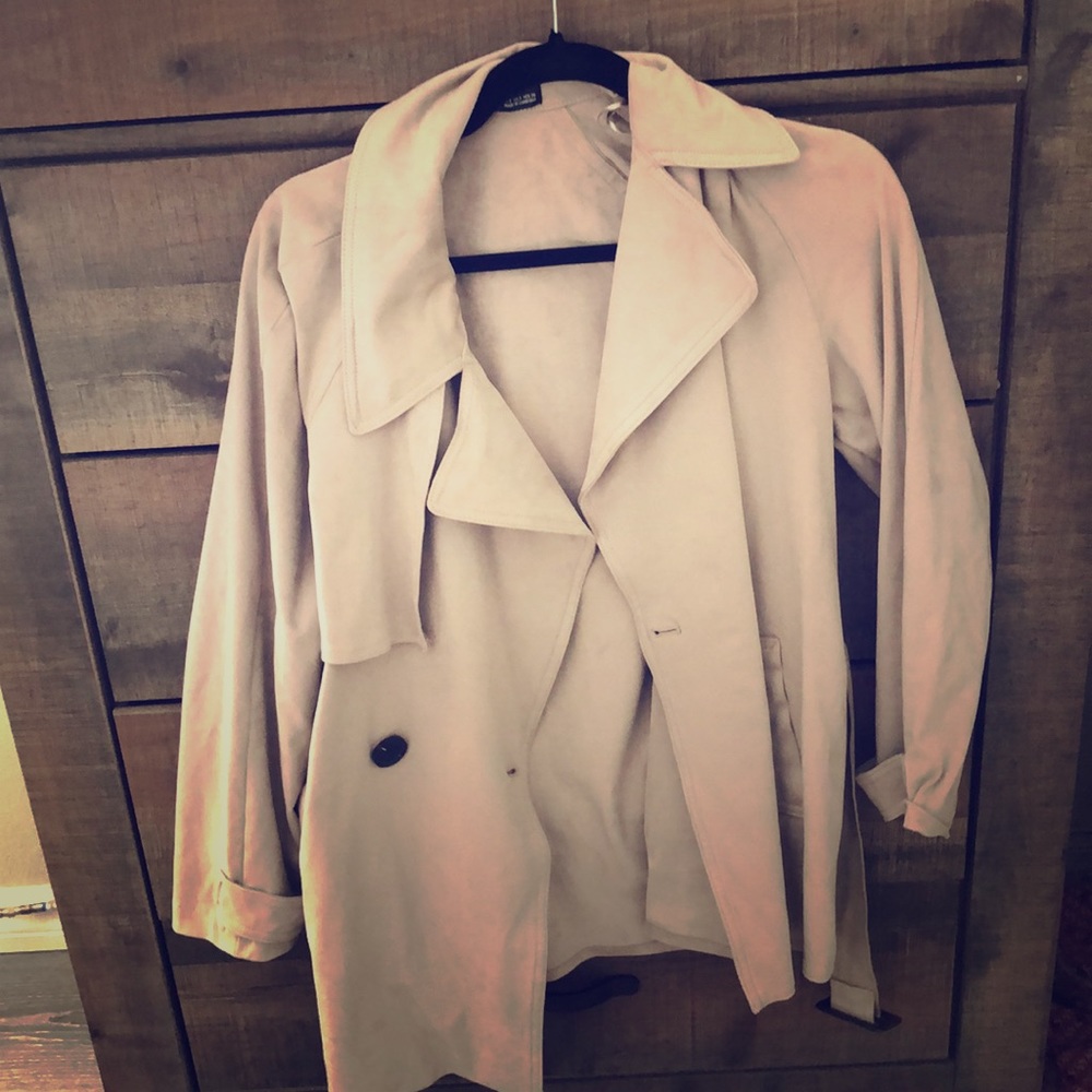 Suede coat